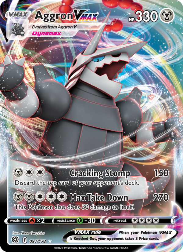 Aggron VMAX · Brilliant Stars 097/172