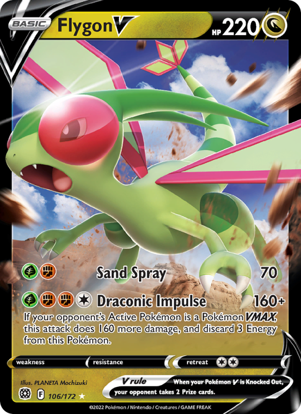 Flygon V · Brilliant Stars 106/172