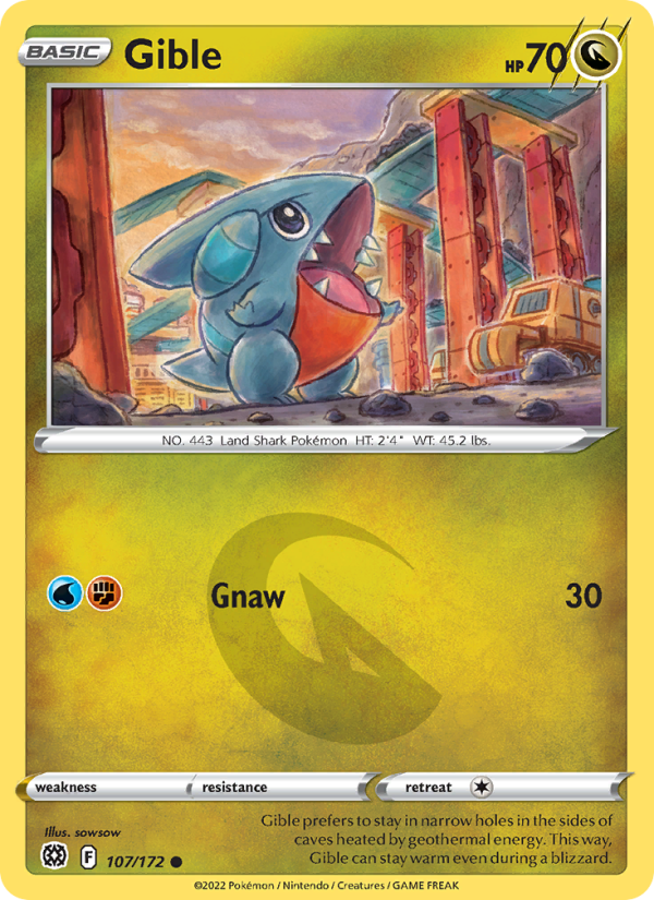 Gible · Brilliant Stars 107/172