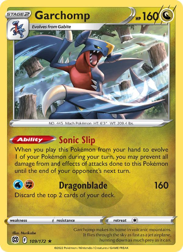 Garchomp · Brilliant Stars 109/172