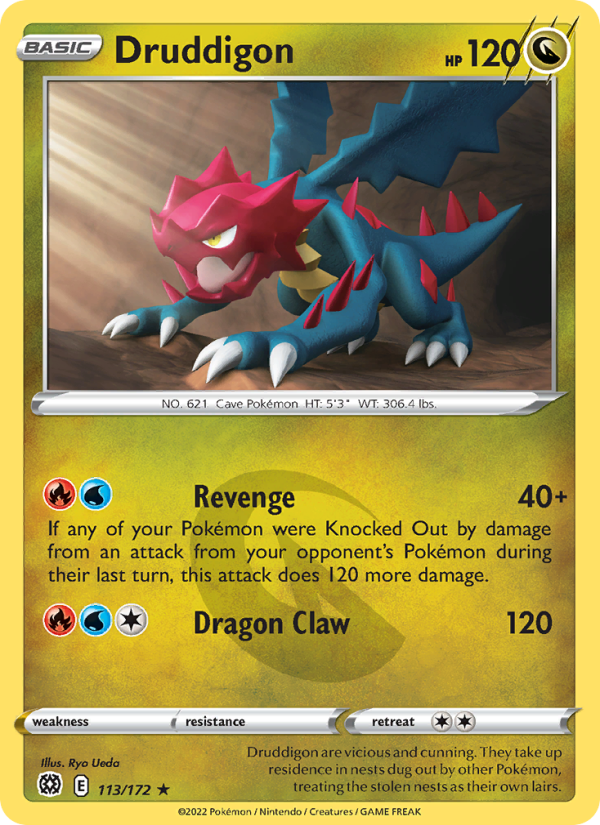 Druddigon · Brilliant Stars 113/172