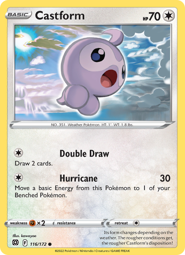 Castform · Brilliant Stars 116/172