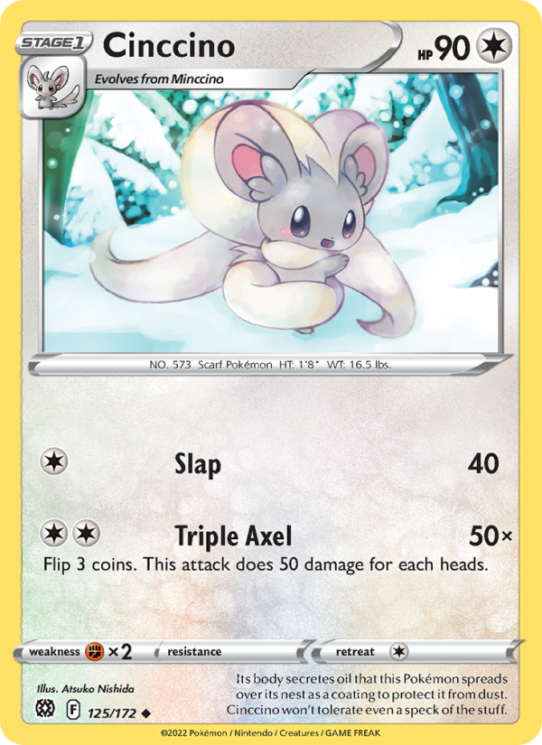 Cinccino · Brilliant Stars 125/172