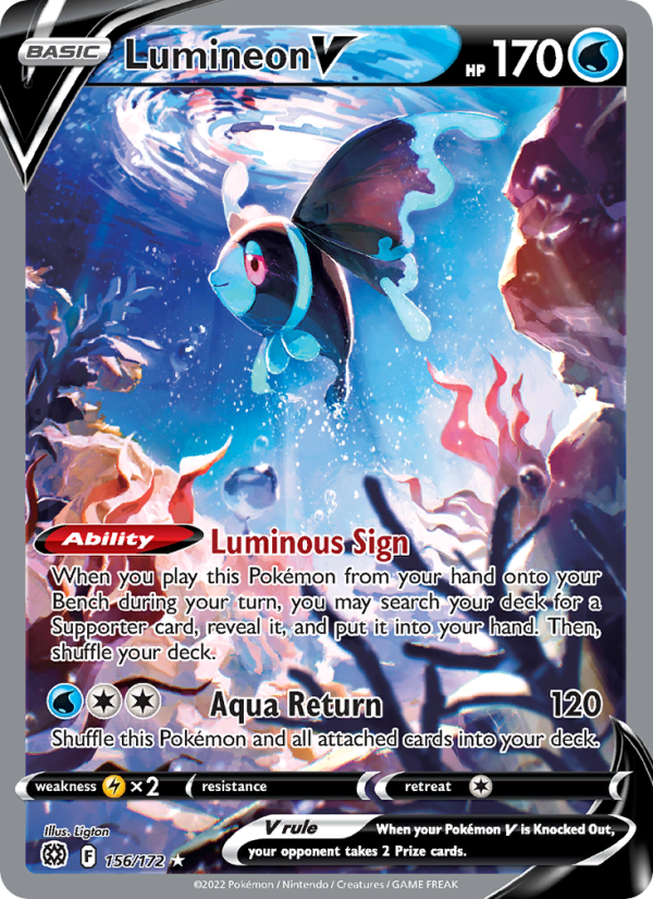 Lumineon V · Brilliant Stars 156/172