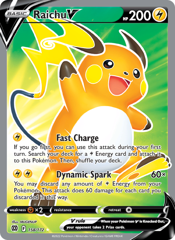 Raichu V · Brilliant Stars 158/172