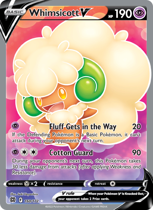 Whimsicott V · Brilliant Stars 160/172
