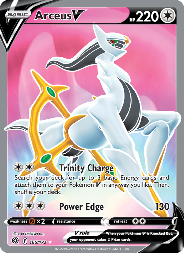 Arceus V · Brilliant Stars 165/172