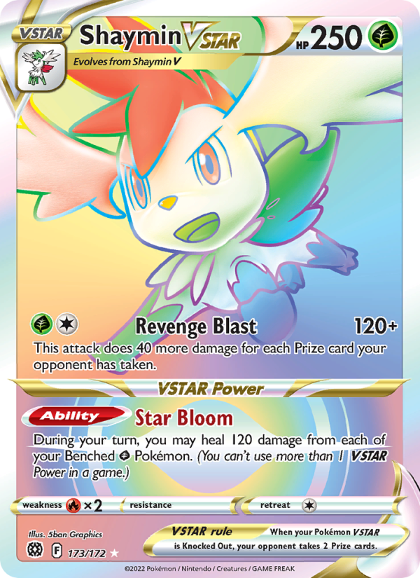 Shaymin VSTAR · Brilliant Stars 173/172