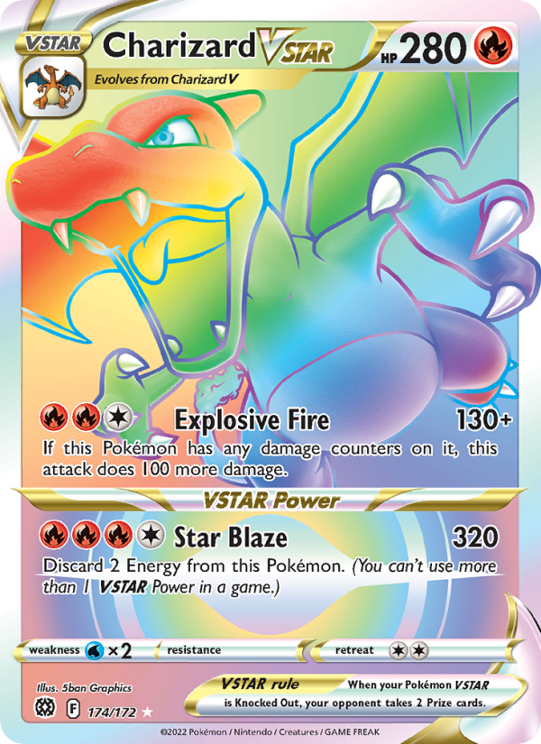 Charizard VSTAR · Brilliant Stars 174/172