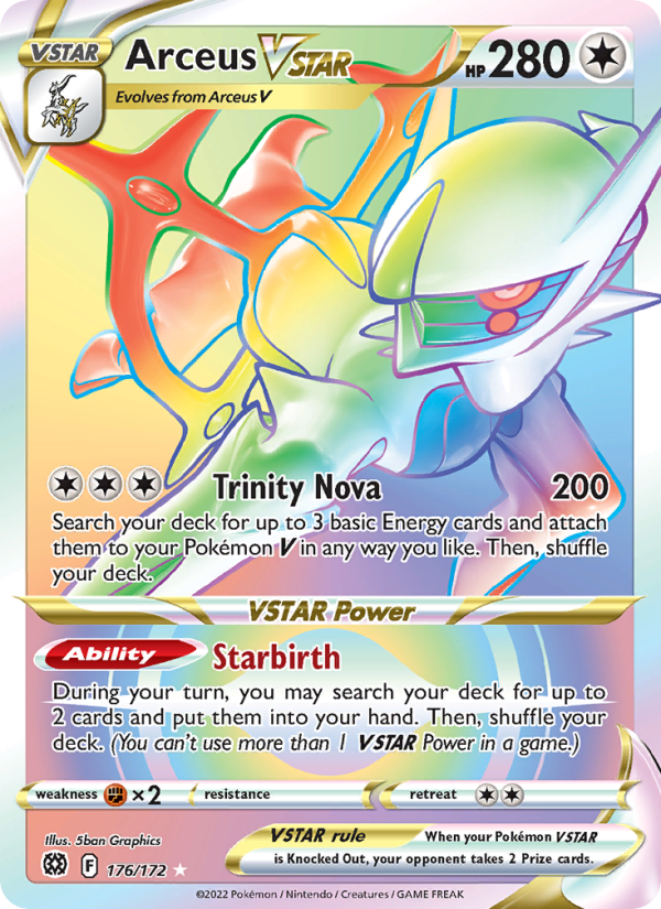 Arceus VSTAR · Brilliant Stars 176/172