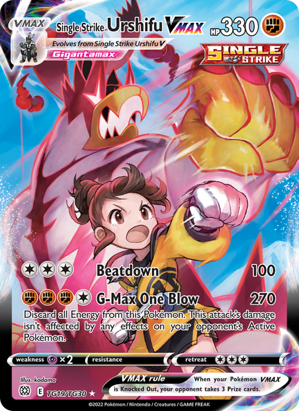 Single Strike Urshifu VMAX · Brilliant Stars TG19/172