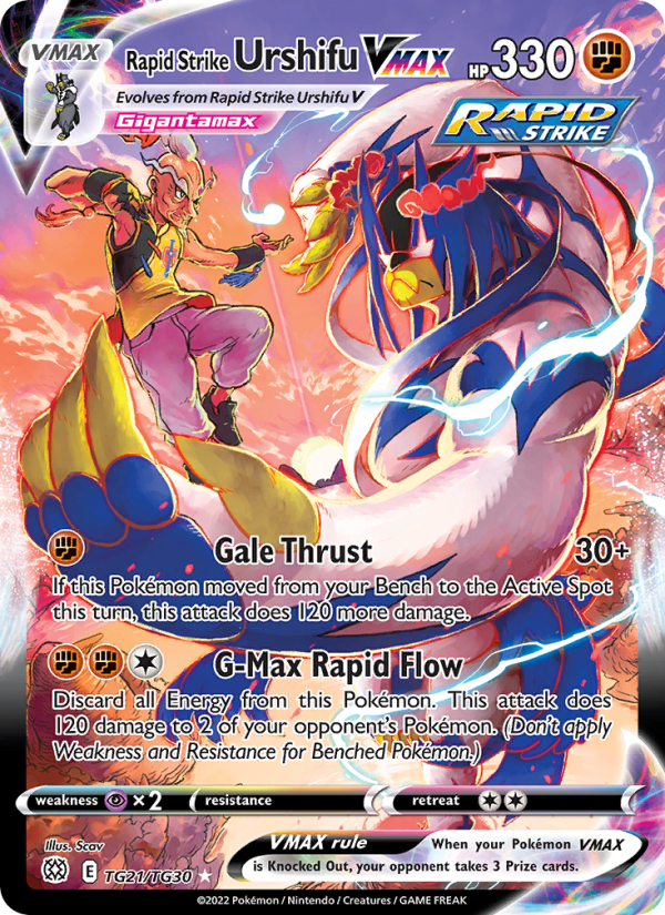 Rapid Strike Urshifu VMAX · Brilliant Stars TG21/172