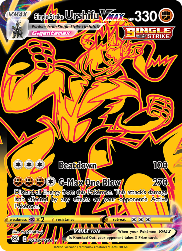 Single Strike Urshifu VMAX · Brilliant Stars TG29/172