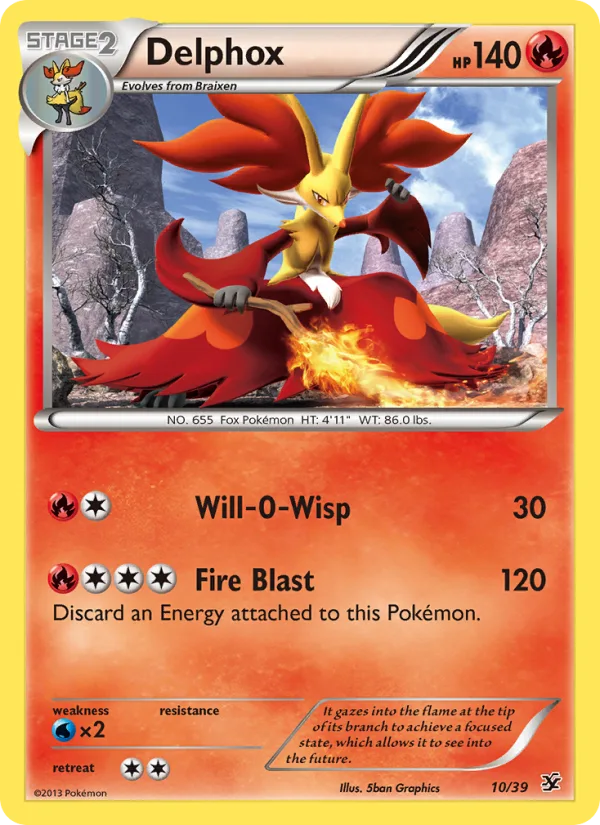 Delphox · Kalos Starter Set 10/39