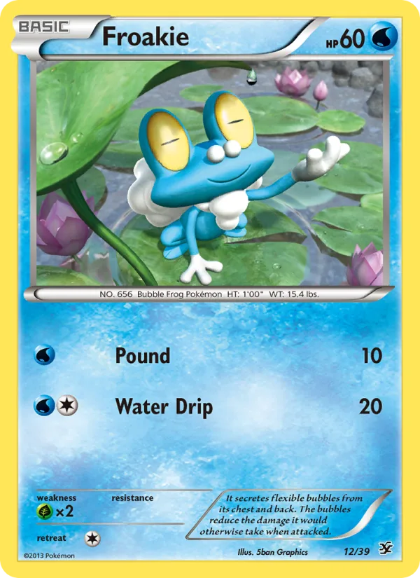 Froakie · Kalos Starter Set 12/39