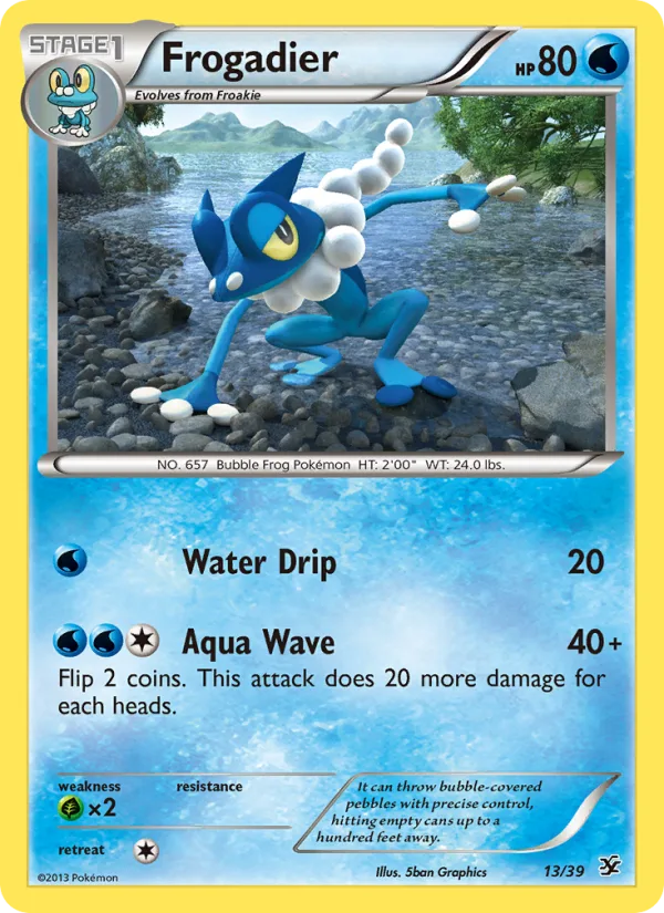 Frogadier · Kalos Starter Set 13/39