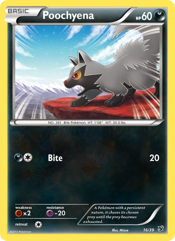 Poochyena · Kalos Starter Set 16/39