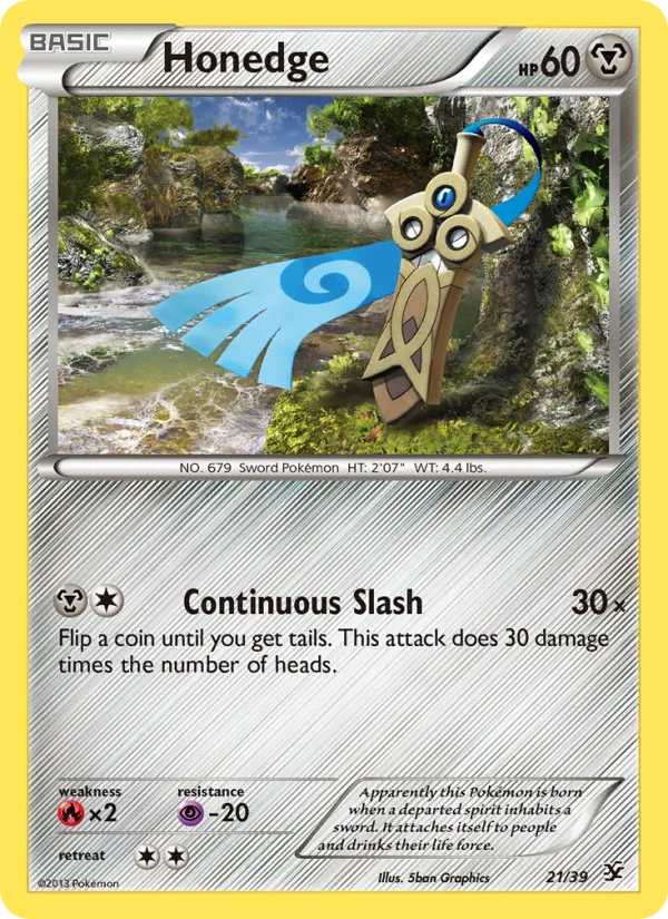 Honedge · Kalos Starter Set 21/39