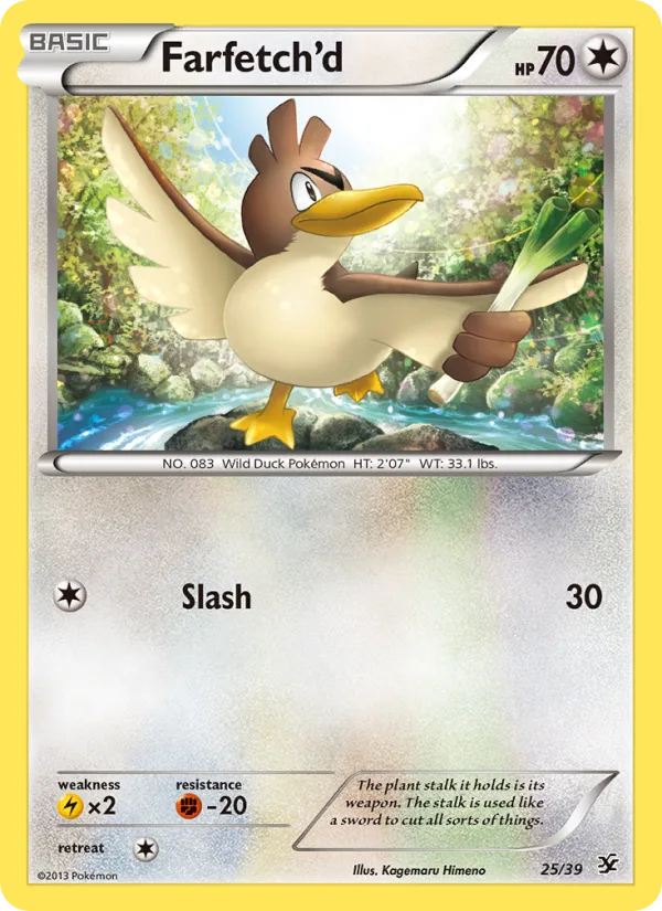 Farfetch'd · Kalos Starter Set 25/39