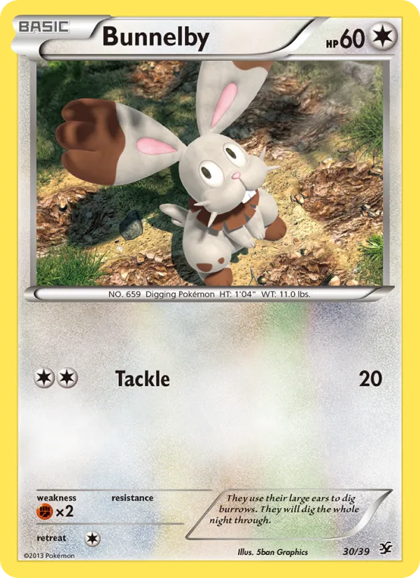 Bunnelby · Kalos Starter Set 30/39