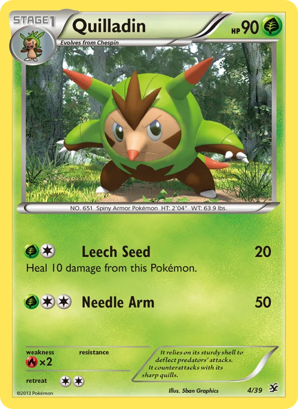Quilladin · Kalos Starter Set 4/39