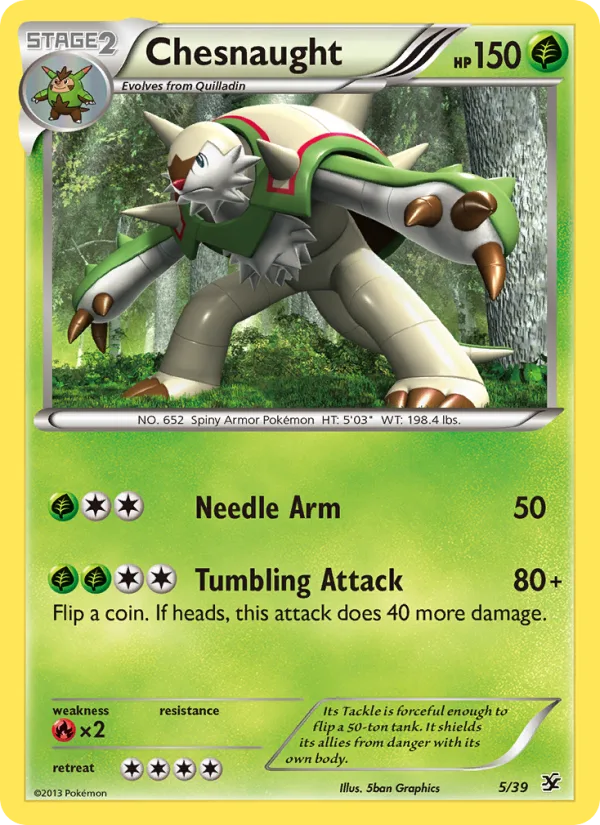 Chesnaught · Kalos Starter Set 5/39