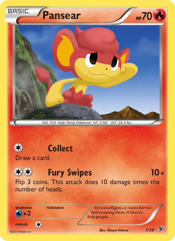 Pansear · Kalos Starter Set 7/39