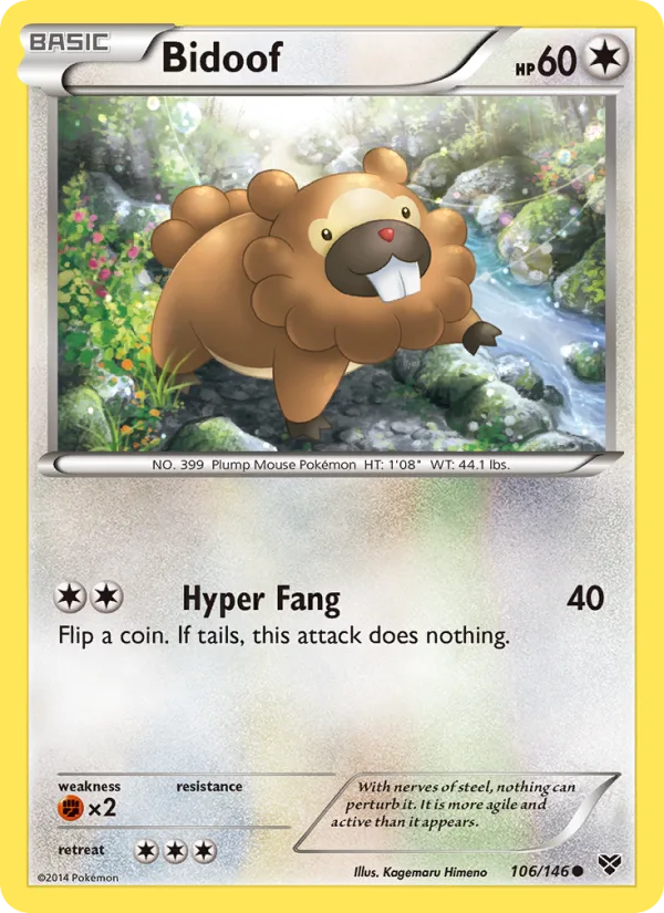 Bidoof · XY 106/146