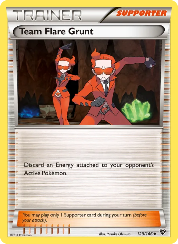 Team Flare Grunt · XY 129/146