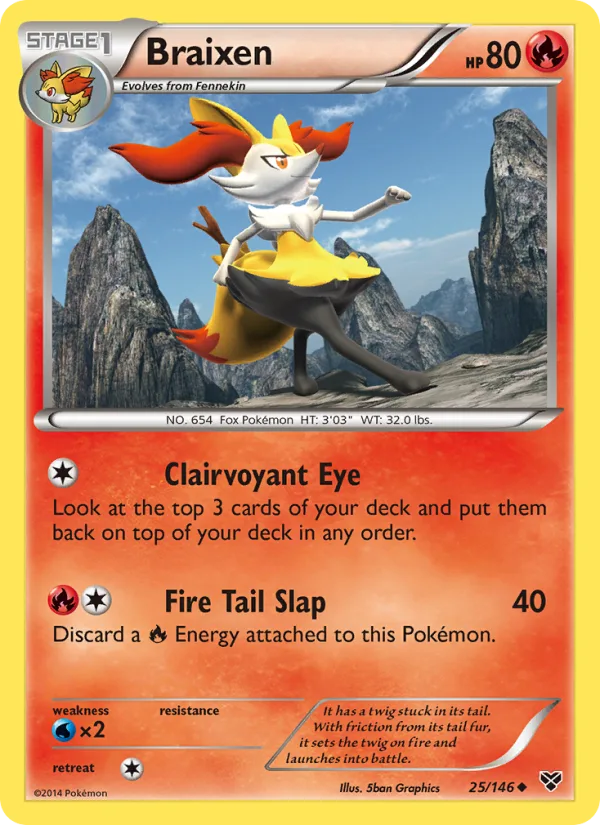 Braixen · XY 25/146