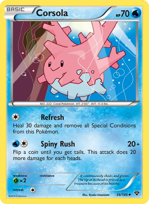 Corsola · XY 36/146