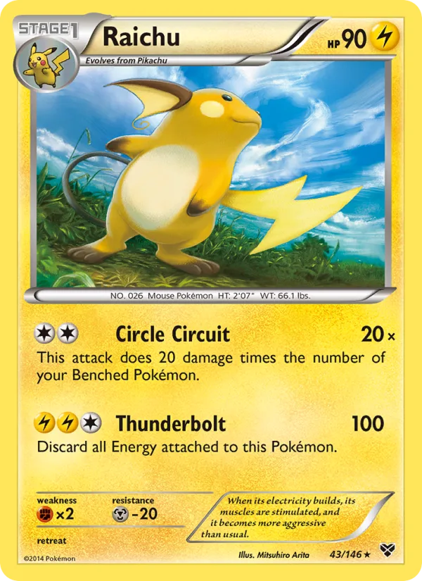 Raichu · XY 43/146