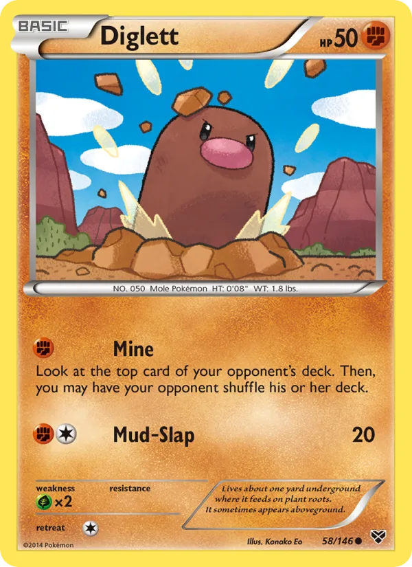 Diglett · XY 58/146