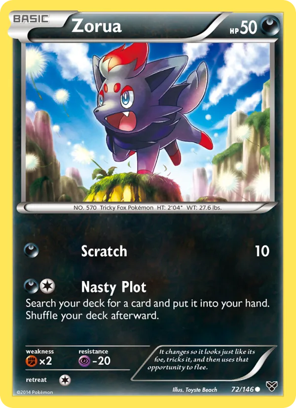 Zorua · XY 72/146