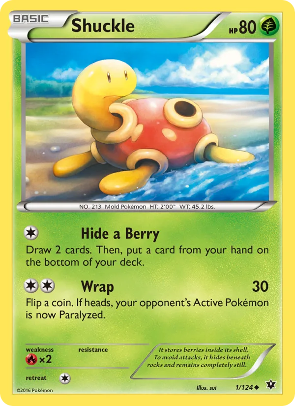 Shuckle · Fates Collide 1/124