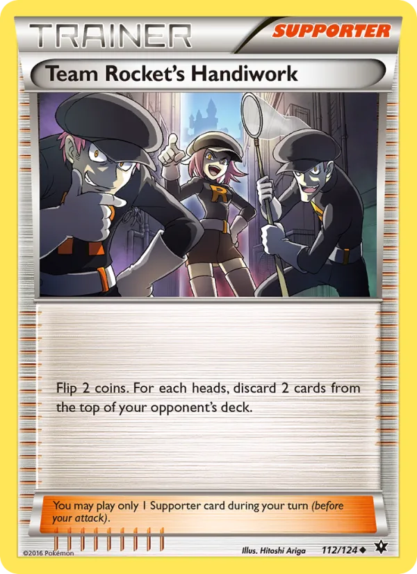 Team Rocket's Handiwork · Fates Collide 112/124