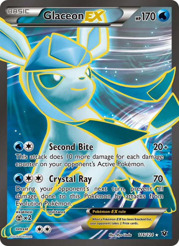 Glaceon EX · Fates Collide 116/124