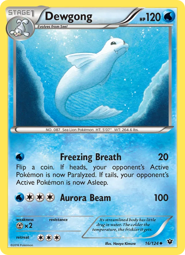 Dewgong · Fates Collide 16/124