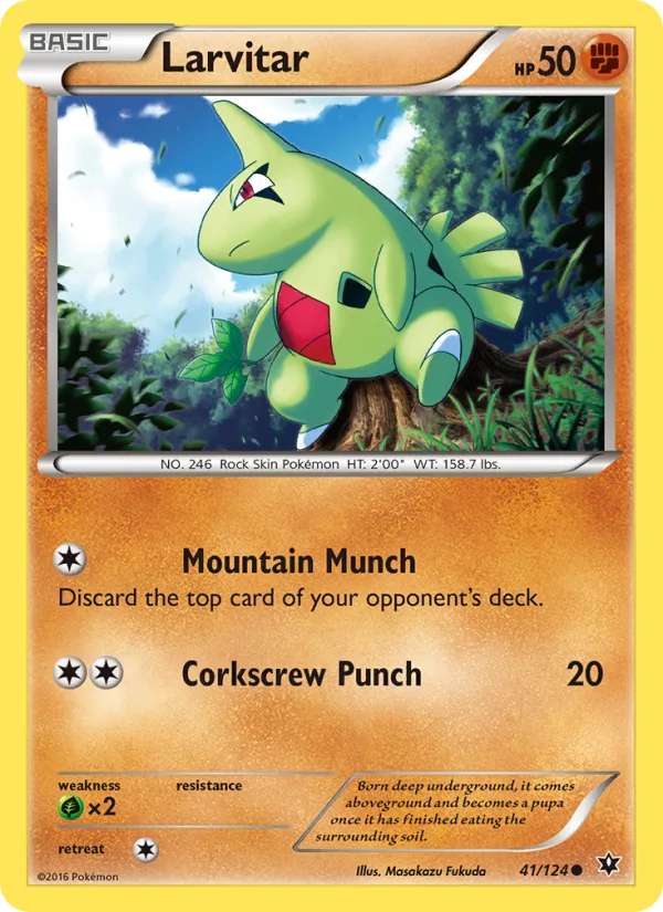 Larvitar · Fates Collide 41/124