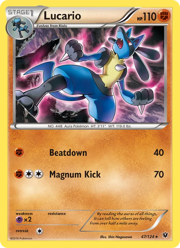Lucario · Fates Collide 47/124