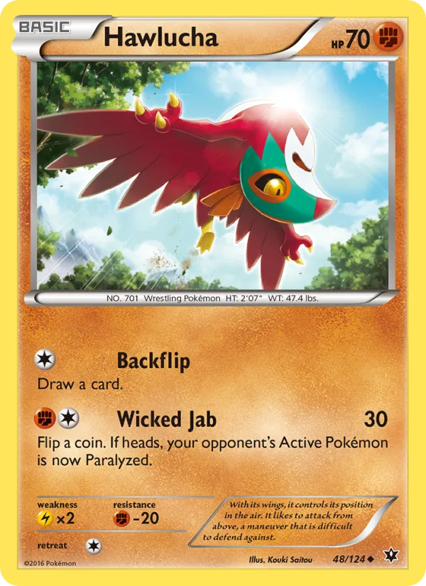 Hawlucha · Fates Collide 48/124
