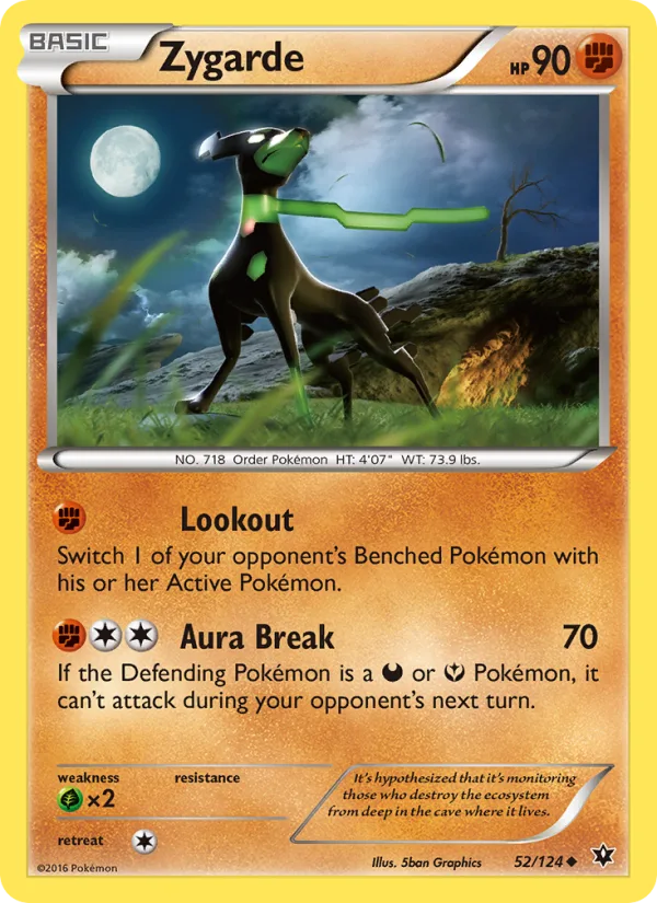 Zygarde · Fates Collide 52/124