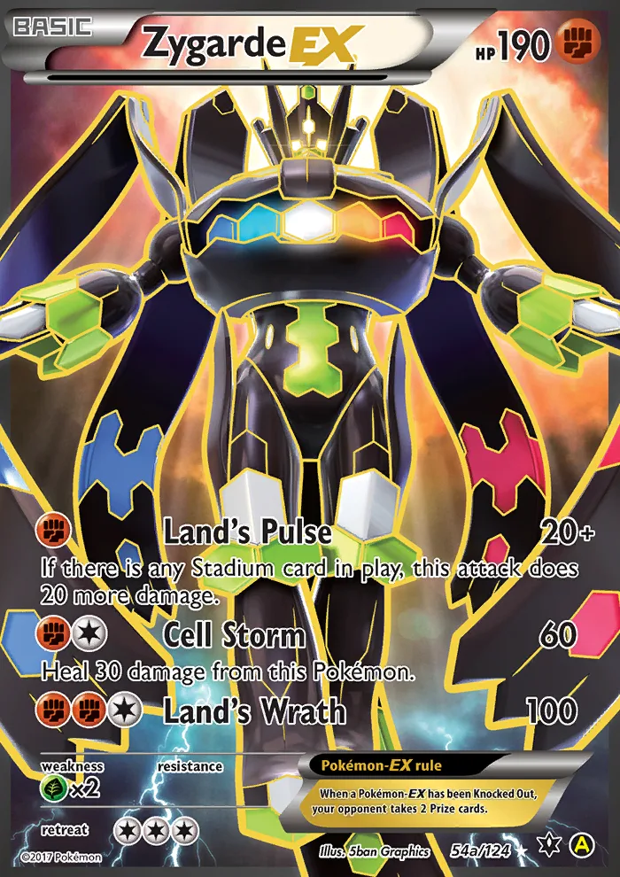 Zygarde EX · Fates Collide 54a/124