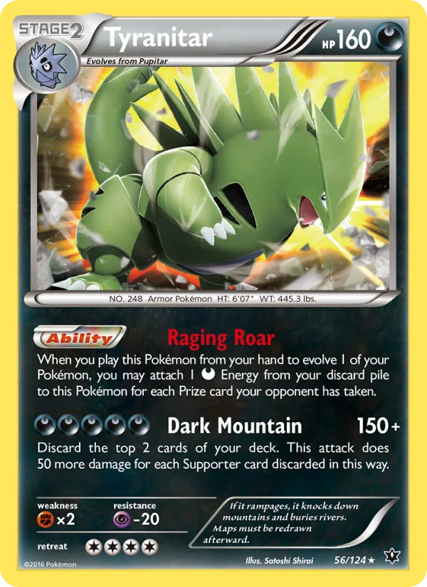 Tyranitar · Fates Collide 56/124