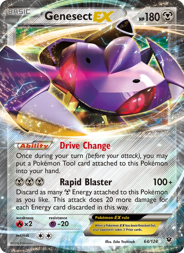 Genesect EX · Fates Collide 64/124
