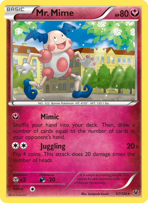 Mr. Mime · Fates Collide 67/124