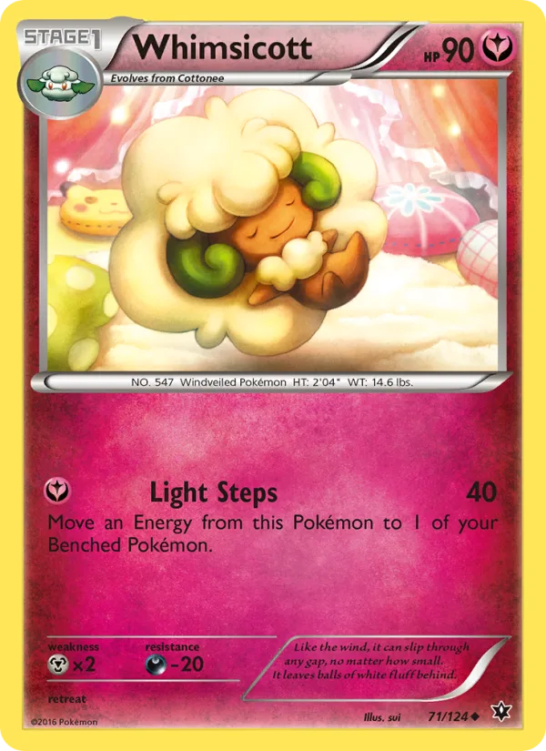 Whimsicott · Fates Collide 71/124