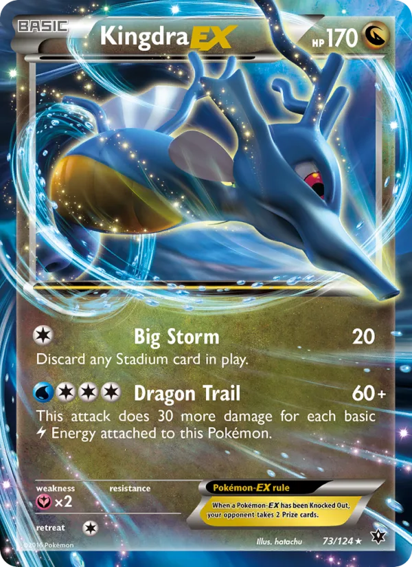 Kingdra EX · Fates Collide 73/124
