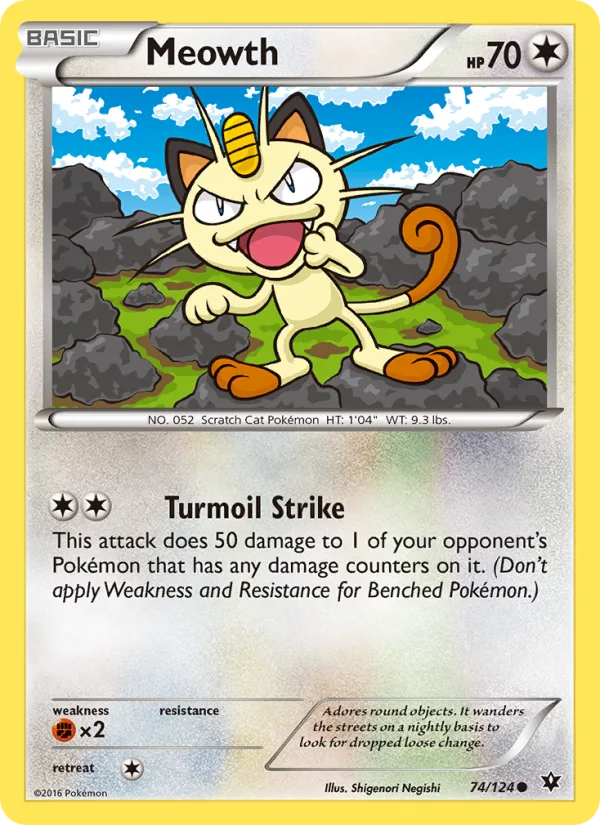 Meowth · Fates Collide 74/124
