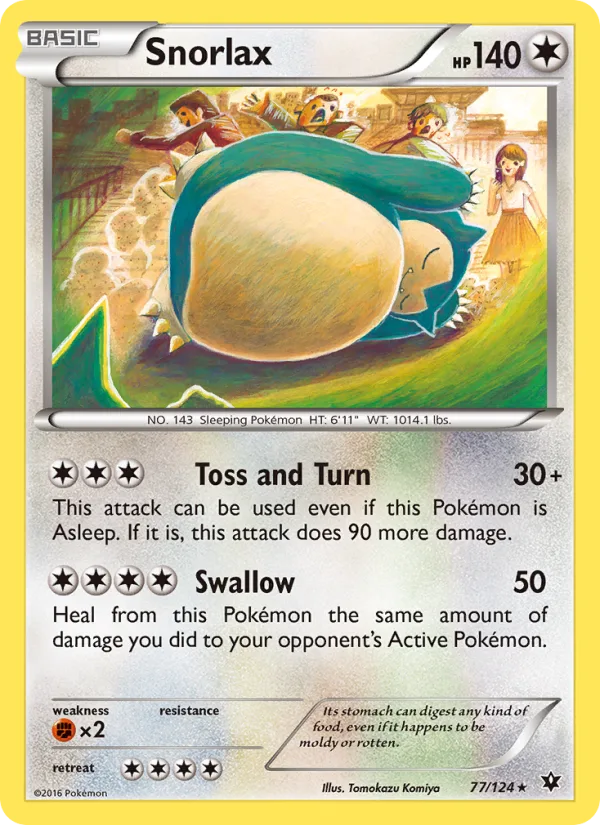 Snorlax · Fates Collide 77/124